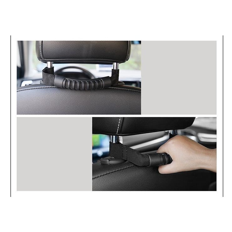 車用アシストグリップ 2個入り ヘッドレストグラブハンドル | PlusNao | 詳細画像3 