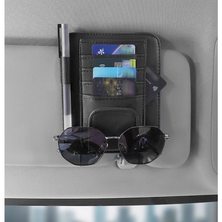 サンバイザーポケット サングラスホルダー 車用品 | PlusNao | 詳細画像7 