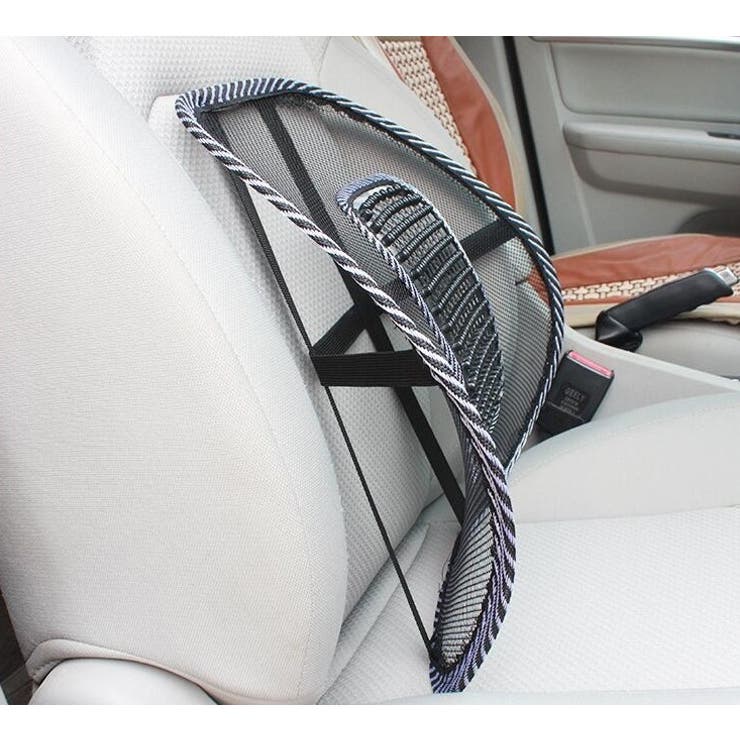 車用背もたれクッション シートクッション メッシュ[品番：FQ000233693