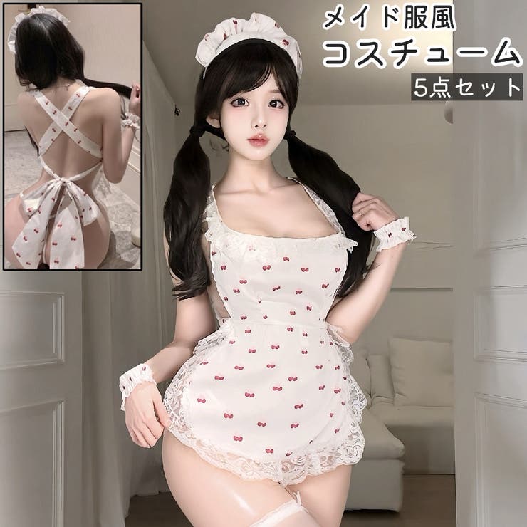 コスチューム 5点セット エプロン | PlusNao | 詳細画像1 