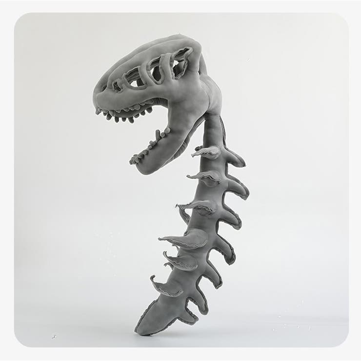 恐竜骨格コスチューム ヘッドカバー 背骨パーツ | PlusNao | 詳細画像17 