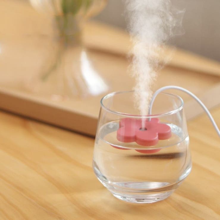 USB加湿器 水に浮かべる フラワー型 | PlusNao | 詳細画像2 