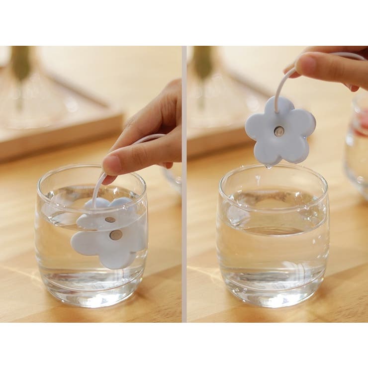 USB加湿器 水に浮かべる フラワー型 | PlusNao | 詳細画像4 