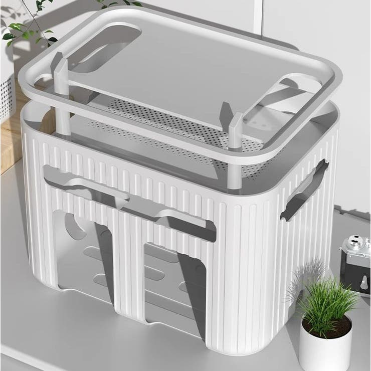 ルーター収納ボックス Wifi機器収納ボックス ケーブルボックス | PlusNao | 詳細画像11 