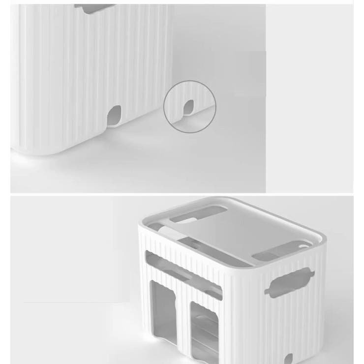 ルーター収納ボックス Wifi機器収納ボックス ケーブルボックス | PlusNao | 詳細画像13 