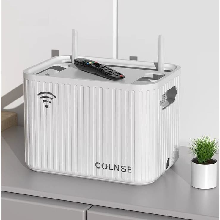 ルーター収納ボックス Wifi機器収納ボックス ケーブルボックス | PlusNao | 詳細画像6 