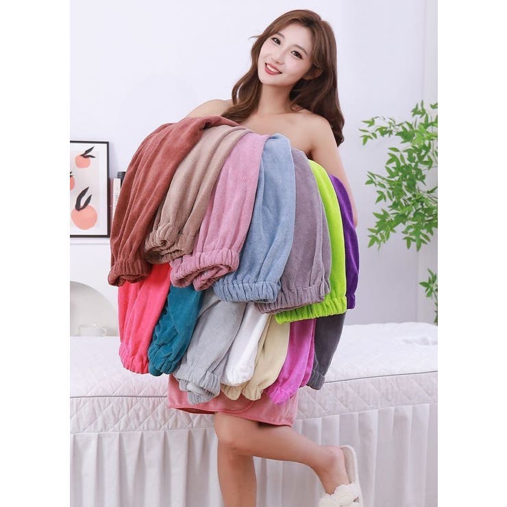 バスローブ ラップタオル 着るバスタオル | PlusNao | 詳細画像2 