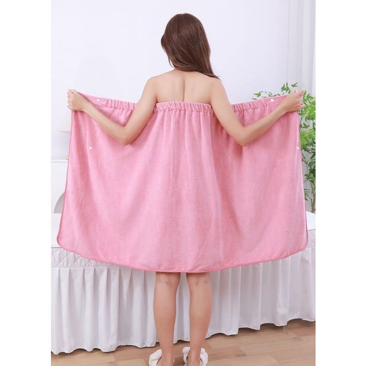 バスローブ ラップタオル 着るバスタオル | PlusNao | 詳細画像3 