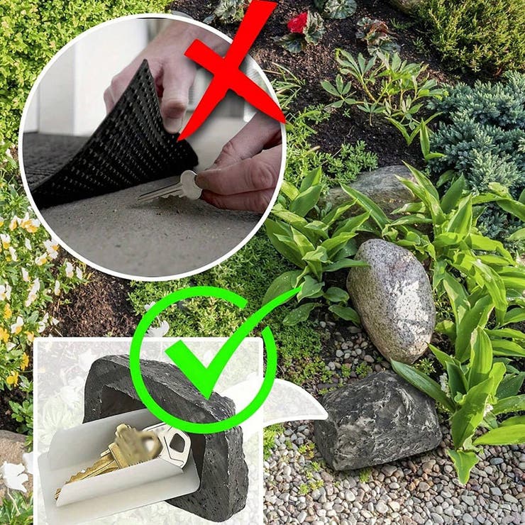 置き鍵ボックス 鍵隠し 石型 | PlusNao | 詳細画像5 