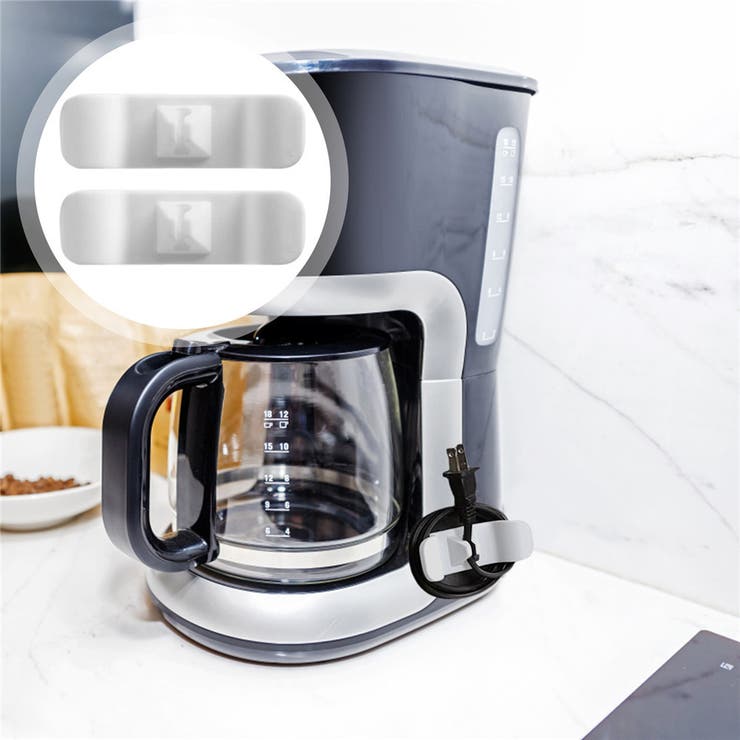 ケーブルクリップ 2個セット 粘着式 | PlusNao | 詳細画像3 