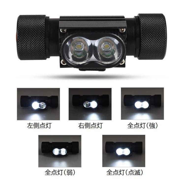 ヘッドライト LED USB充電式 | PlusNao | 詳細画像9 