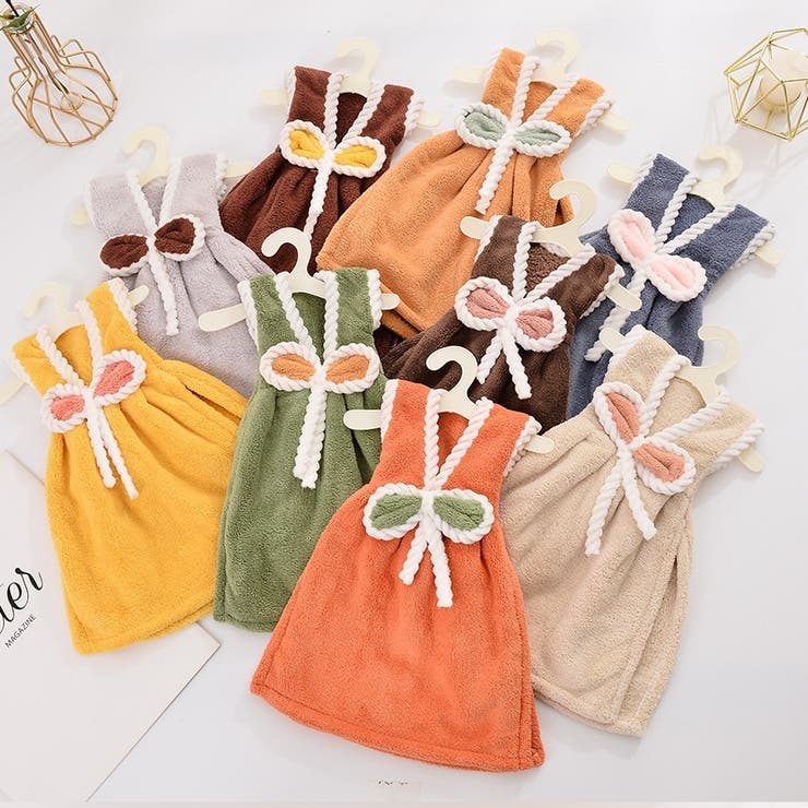 ハンドタオル ワンピース型 ハンガー付き | PlusNao | 詳細画像2 