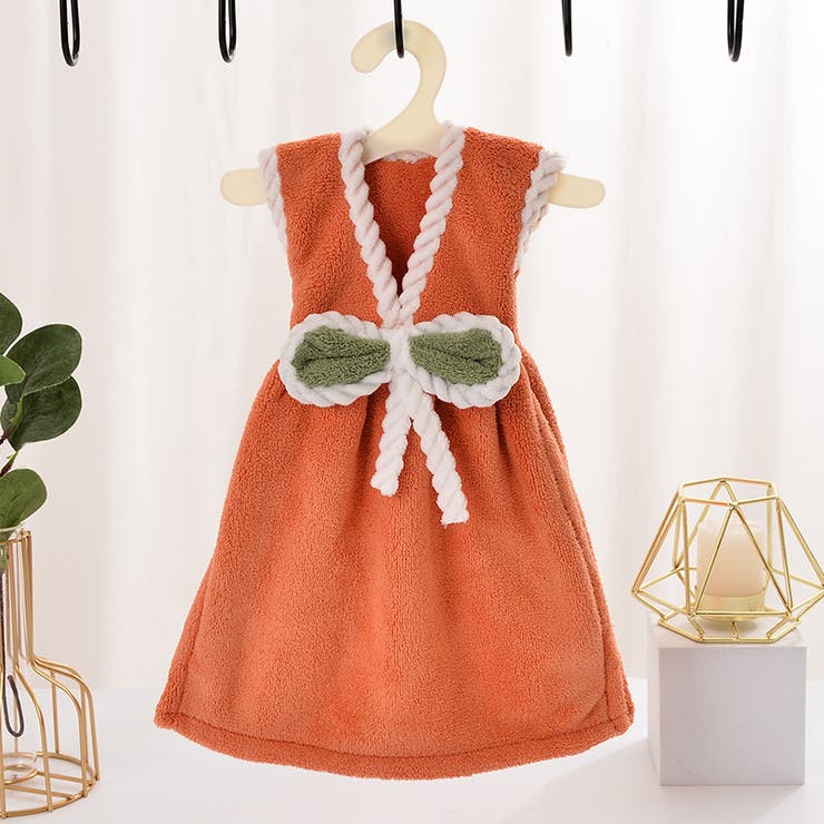 ハンドタオル ワンピース型 ハンガー付き | PlusNao | 詳細画像3 