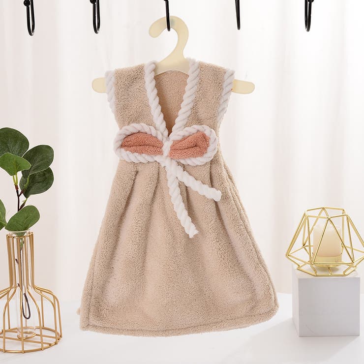 ハンドタオル ワンピース型 ハンガー付き | PlusNao | 詳細画像7 