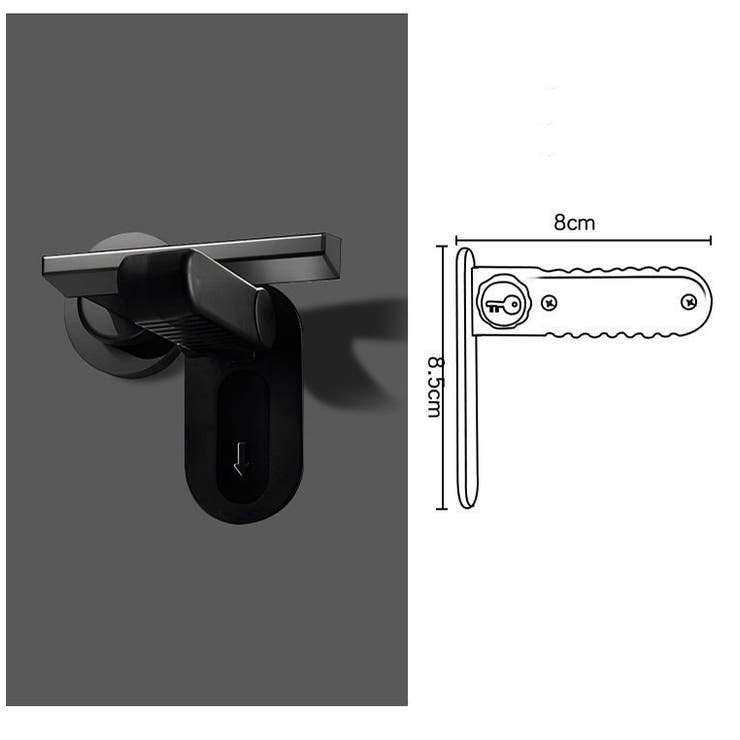 ドアロック ドアノブストッパー 戸口ロック | PlusNao | 詳細画像13 