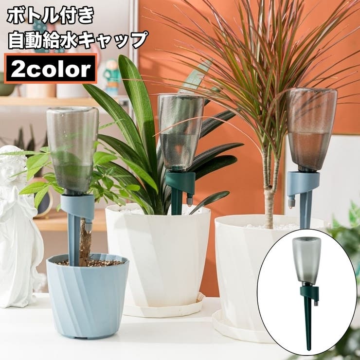 自動給水キャップ 自動水やり器 ボトル付き | PlusNao | 詳細画像1 