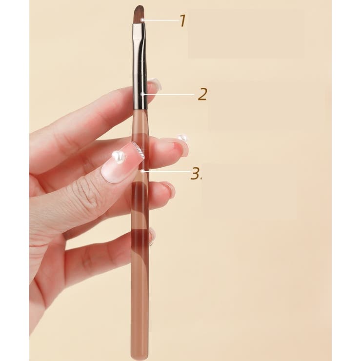 ネイルアートブラシ 筆 ジェルネイル | PlusNao | 詳細画像3