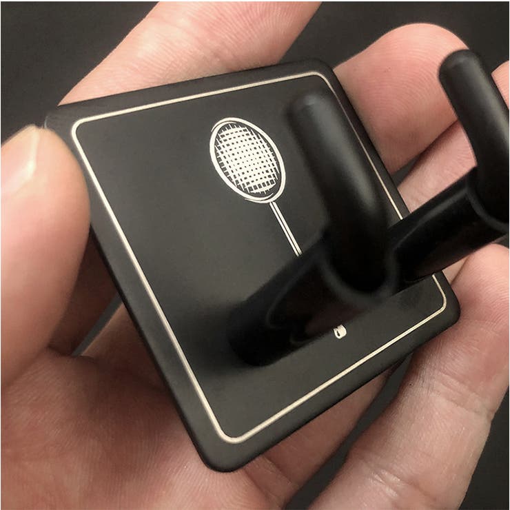 壁掛けラケットラック バドミントンラケットフック テニスラケットホルダー | PlusNao | 詳細画像6 