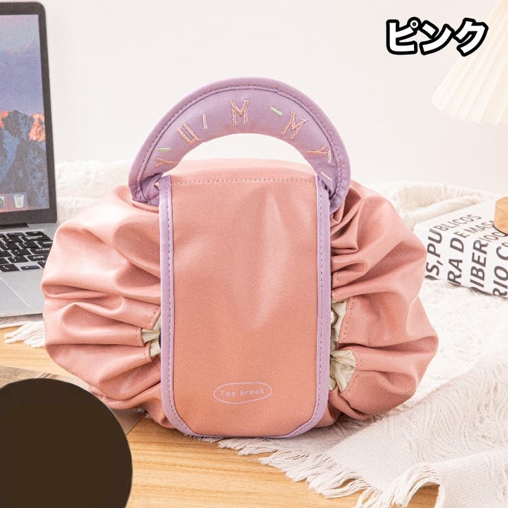 化粧ポーチ 巾着型 メイクポーチ | PlusNao | 詳細画像10 