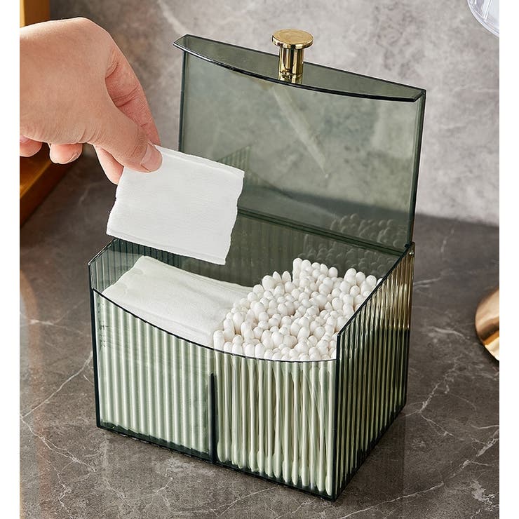 コットンケース 綿棒ケース メイク道具入れ | PlusNao | 詳細画像5 