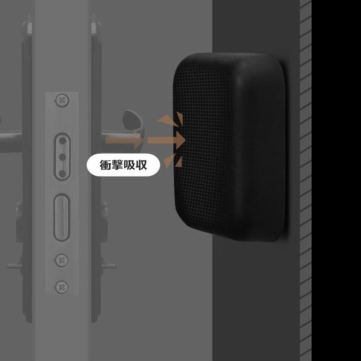 ドアストッパー 4個セット ドアクッション | PlusNao | 詳細画像5 
