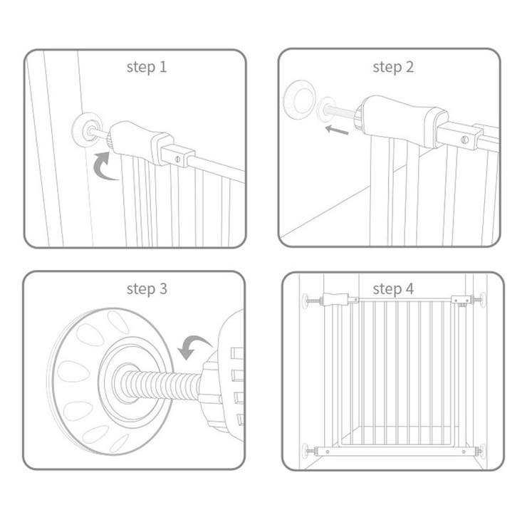 ウォールセーバー 4個セット ベビーゲート | PlusNao | 詳細画像11 