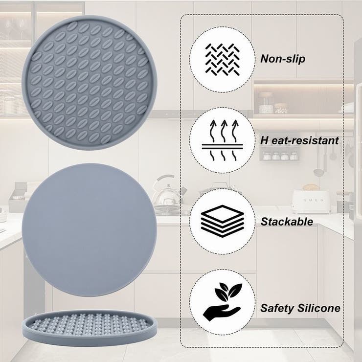 コースター 同色6枚セット 直径10cm | PlusNao | 詳細画像10 