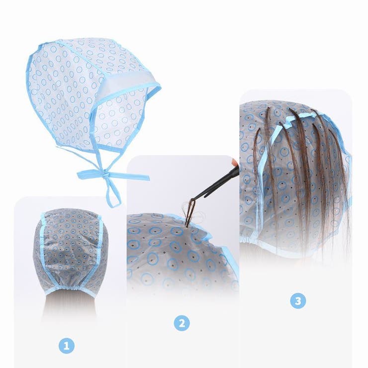 ヘアカラーキャップ 2個組 ニードル付き | PlusNao | 詳細画像5 