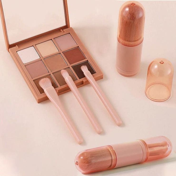 メイクブラシセット 4本セット 収納ケース付き | PlusNao | 詳細画像2 