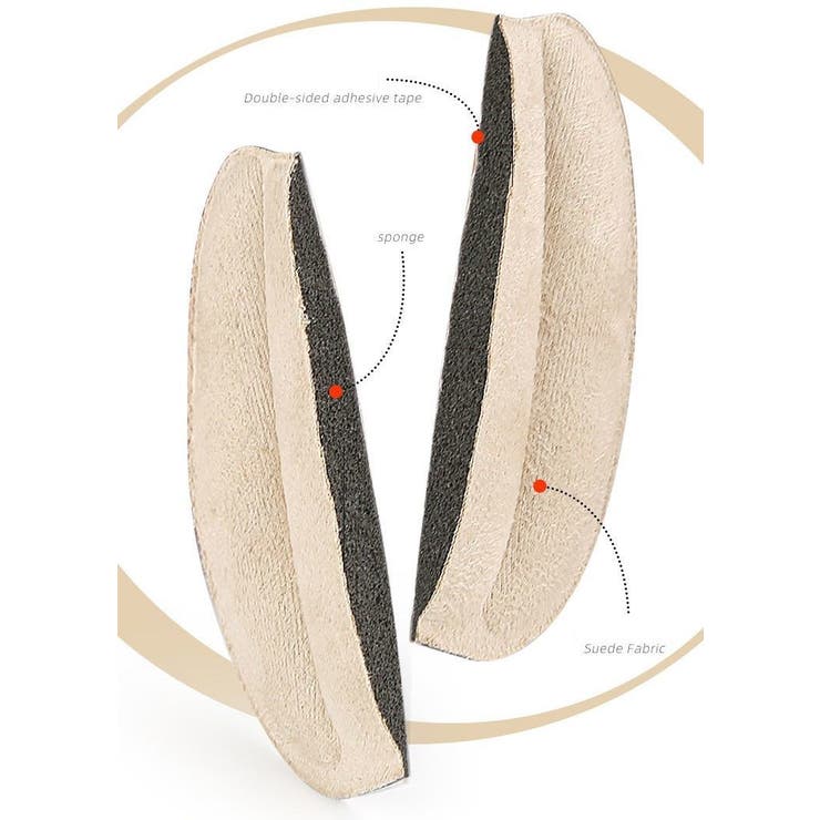 かかとクッション 2枚セット インソール | PlusNao | 詳細画像13 