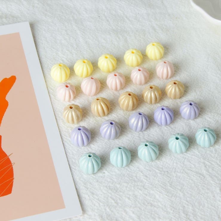 ビーズ 5個セット メロンビーズ | PlusNao | 詳細画像3 