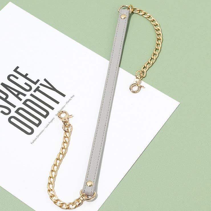 バッグストラップ チェーン レザー調 | PlusNao | 詳細画像9 