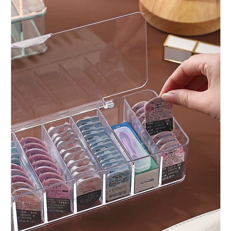 コンタクト収納ケース 蓋付き カラコン | PlusNao | 詳細画像6 