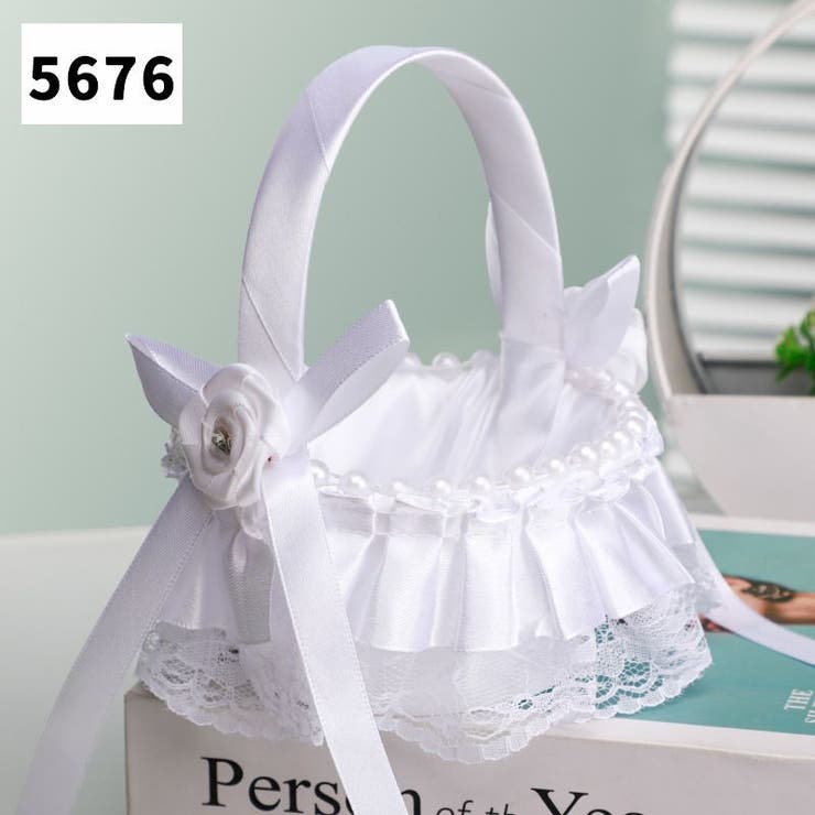 フラワーガールバスケット フラワーバスケット リングピロー | PlusNao | 詳細画像12 