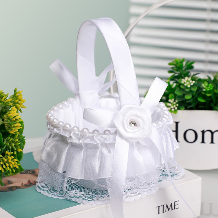 フラワーガールバスケット フラワーバスケット リングピロー | PlusNao | 詳細画像3 