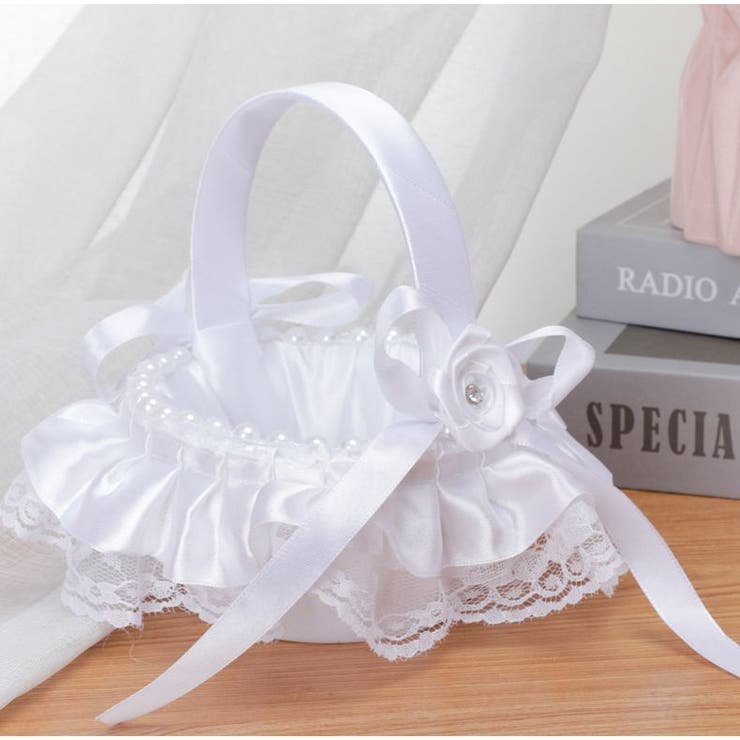 フラワーガールバスケット フラワーバスケット リングピロー | PlusNao | 詳細画像4 