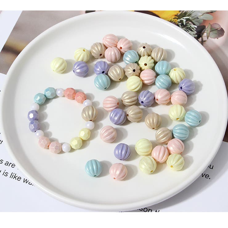 ビーズ 同色10個セット ハンドメイドパーツ | PlusNao | 詳細画像2 