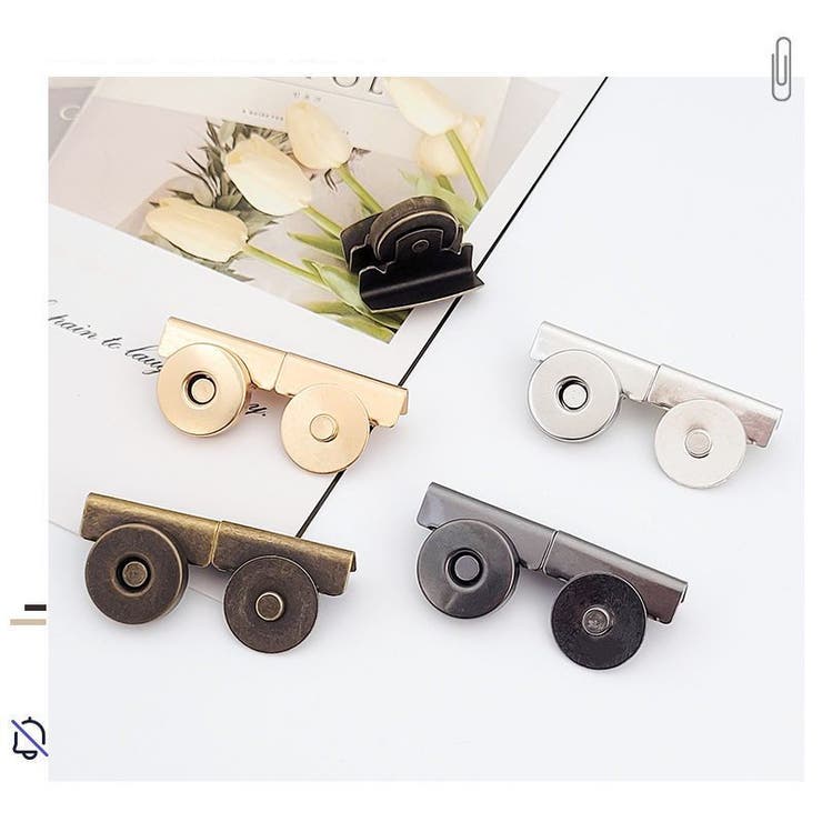 マグネットホック マグネットボタン 2ペア | PlusNao | 詳細画像4 