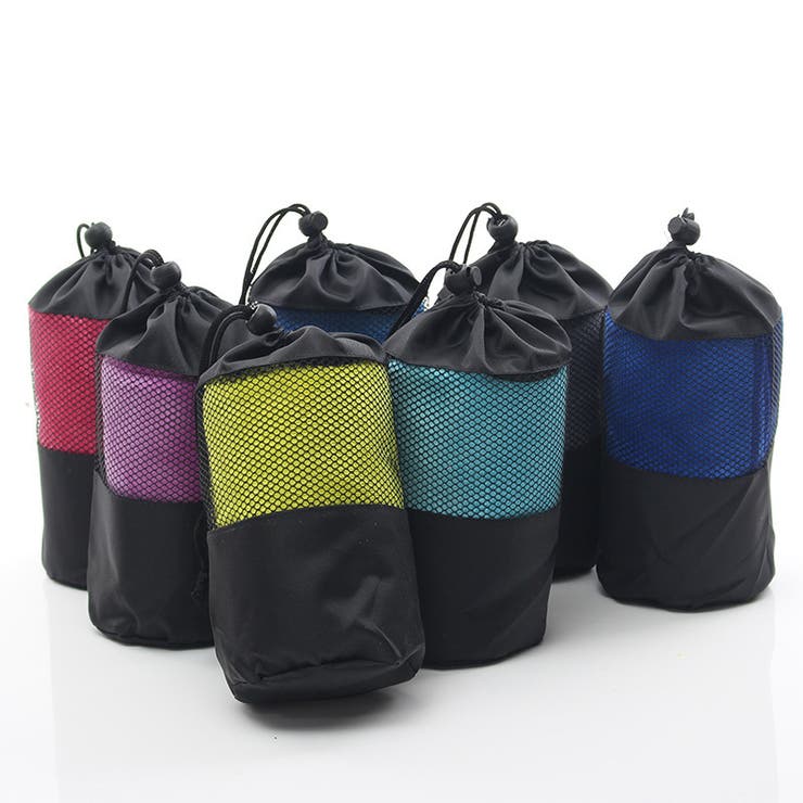 スポーツタオル 収納バッグ付き 速乾タオル | PlusNao | 詳細画像4 