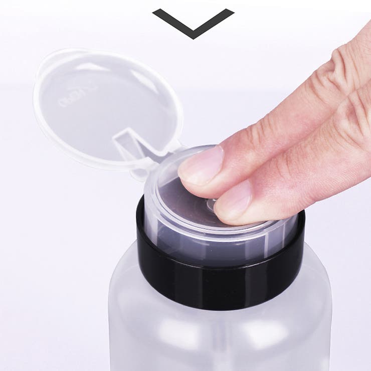 ポンプディスペンサー ネイルリムーバー入れ 詰め替え容器 | PlusNao | 詳細画像4 
