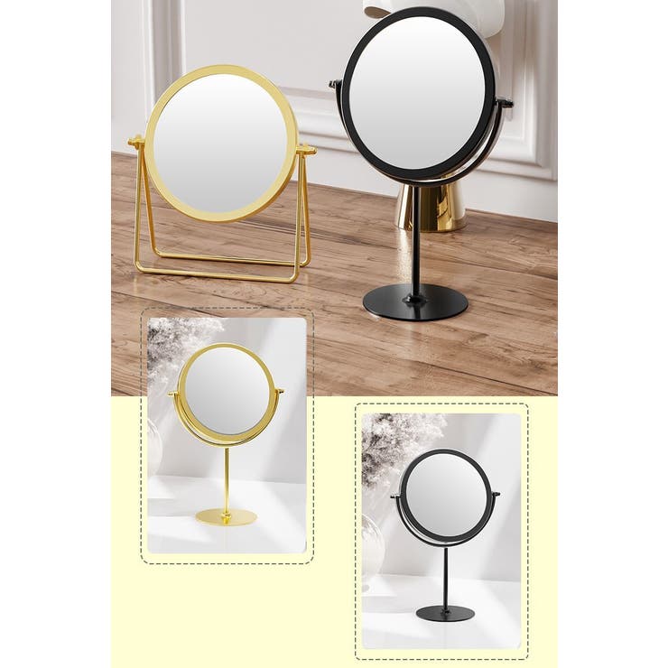 卓上ミラー スタンドミラー 化粧鏡 | PlusNao | 詳細画像3 