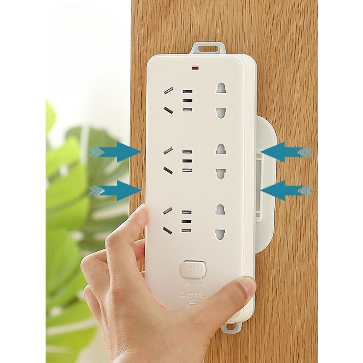 電源タップホルダー 2ペア 2組セット | PlusNao | 詳細画像2 