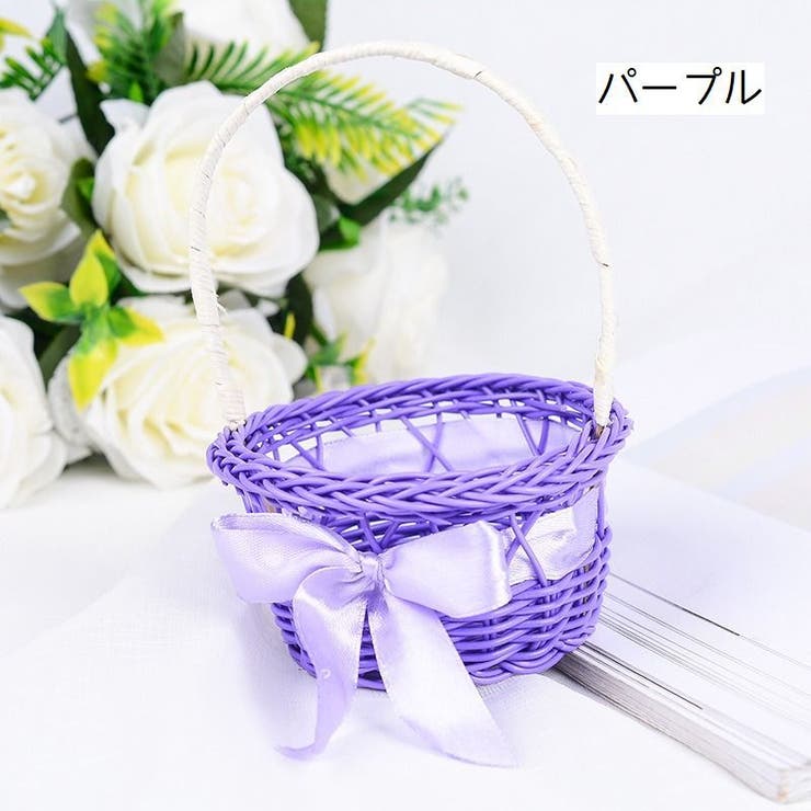 フラワーガールバスケット フラワーバスケット リングピロー | PlusNao | 詳細画像7 
