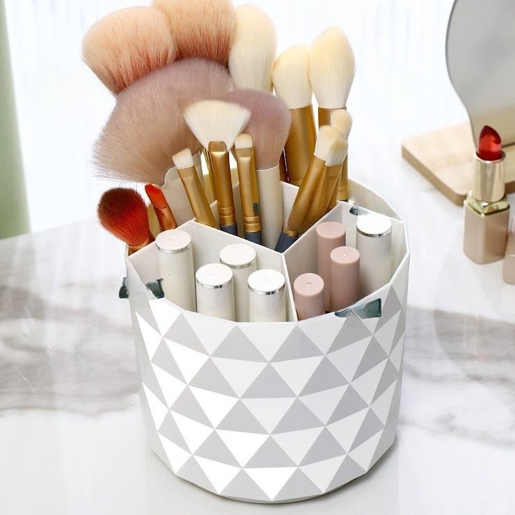 メイクブラシスタンド 回転式 メイクボックス | PlusNao | 詳細画像4 