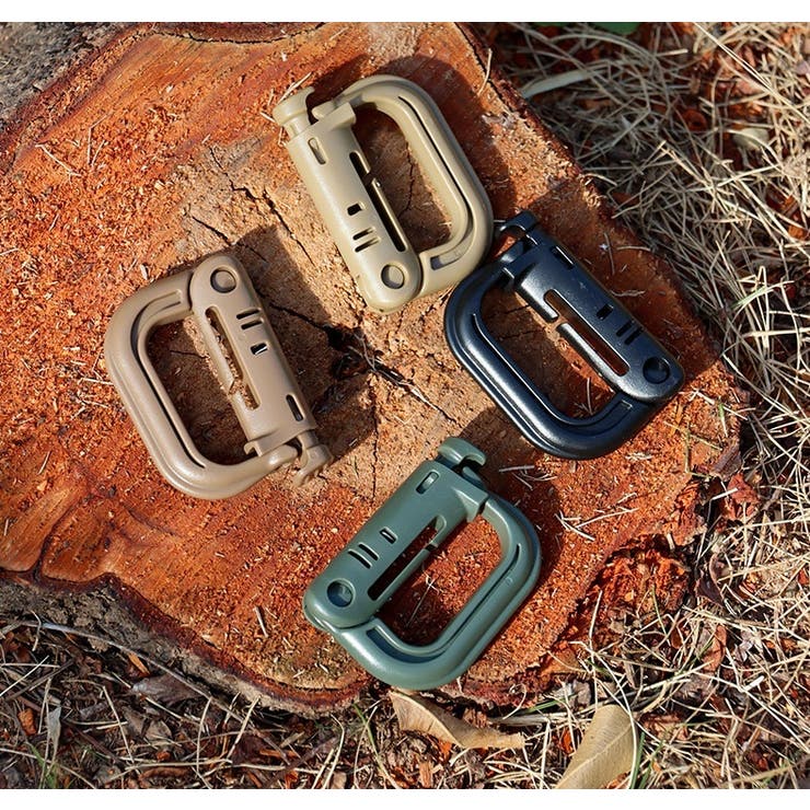 D型カラビナ 4個セット Dリング | PlusNao | 詳細画像2 