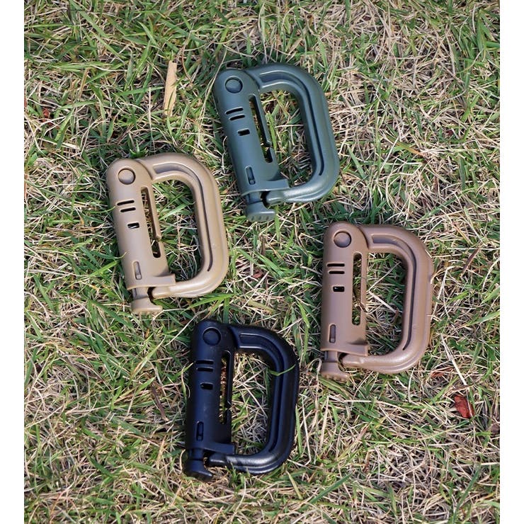 D型カラビナ 4個セット Dリング | PlusNao | 詳細画像3 