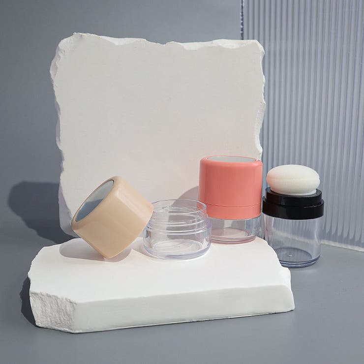 詰め替え容器 パフ付き 鏡付き | PlusNao | 詳細画像3 