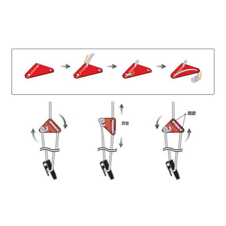 自在金具 6個セット ロープテンショナー | PlusNao | 詳細画像14 
