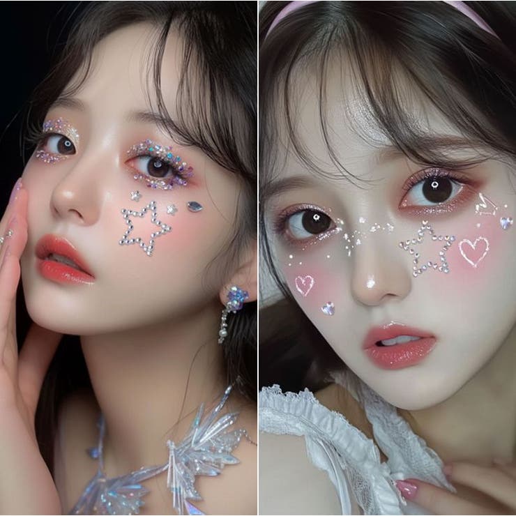 デコシール フェイスシール 3枚セット | PlusNao | 詳細画像2 