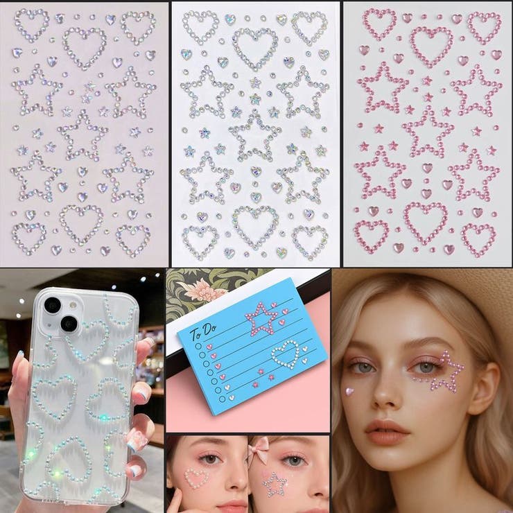 デコシール フェイスシール 3枚セット | PlusNao | 詳細画像5 